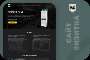 Сайт визитка, прием ПНД- по всей России