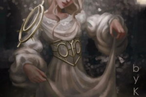 Девушка в белом платье