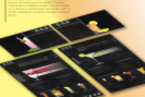 Дизайн сайта про напитки