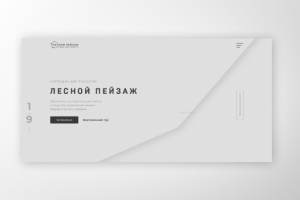 ОСЖ Лесной пейзаж  - прототип landing page