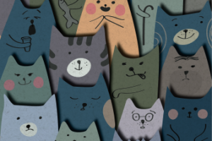 2d Персонаж Котики