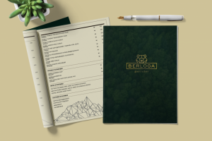 Дизайн и верстка меню для гастробара