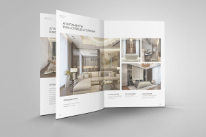 Каталог-портфолио для студии дизайна интерьеров