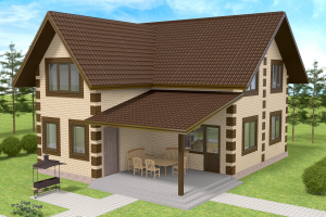 2-х этажный коттедж