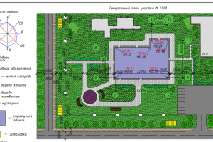 Автокад ген план