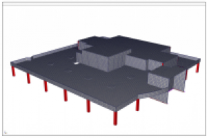 Расчет несущей способности плиты (Scad)