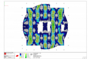 Расчет несущей способности плиты (Scad)