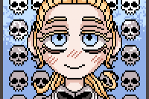 простые пиксельные иллюстрации