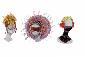 Концепт - эскиз  головных уборов