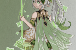 Фан арт персонажа Genshin Impact