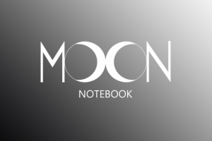 логотип "MOON" для блокнотов