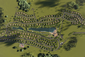 Визуализация проекта посёлка