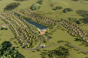 Визуализация проекта посёлка