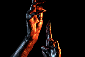 Moonlight fire (Blender 3D)