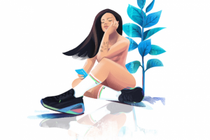 Смартфон, кросовки и тату