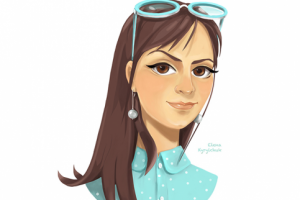 Потрет-аватар девушки