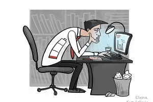 весь в работе