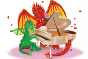 Иллюстрация с драконами