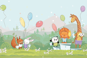 Иллюстрации с животными для оболожки