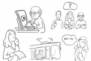 Контурные иллюстрации