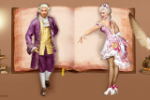 Лакей и служанка