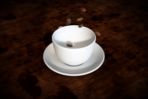 Coffe Beans Falling Animation