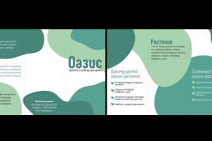 Буклет для магазина растений