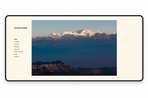 Сайт-портфолио для фотографа.