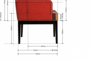 Чертеж Кресла
