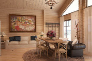 Баня-гостиная