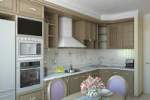 Кухня.Сделано для студии дизайна интерьера "Красивый Дом"