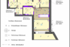 План светильников и выключателей