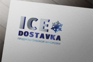 Логотип доставки замороженных продуктов питания