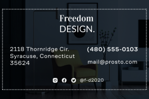 Визитка вариант 2.