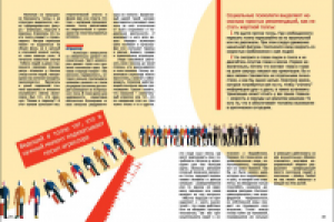 разворот журнала город