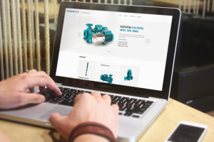 Сайт по продаже насосов Calpeda