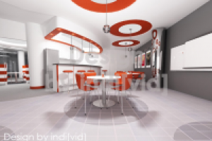 Интерьер крупного офиса в городе Владивостоке