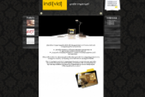 Верстка сайта дизайн-студии идей indi[vid]