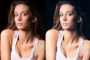 Пример портретной ретуши