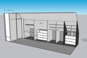 Дизайн-проект гардеробной