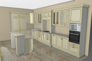 Кухонный гарнитур дерево