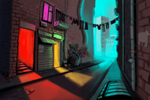 Концепт-локация для мультфильма