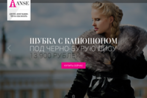 Лендинг Шубки ANSE