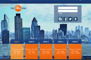 Лендинг FiveCoins