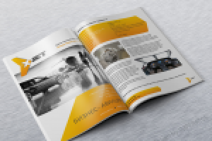 "X-Jet" дизайн коммерческого предложения