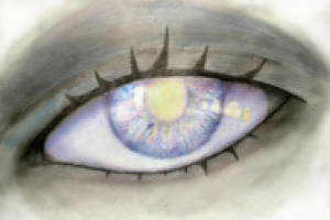 Пример работы. Рисунок цветными карандашами.