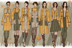 Fashion sketches sample