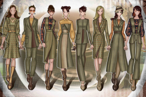 Fashion sketches sample