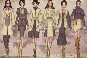 Fashion sketches sample