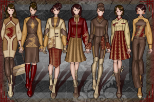 Fashion sketches sample